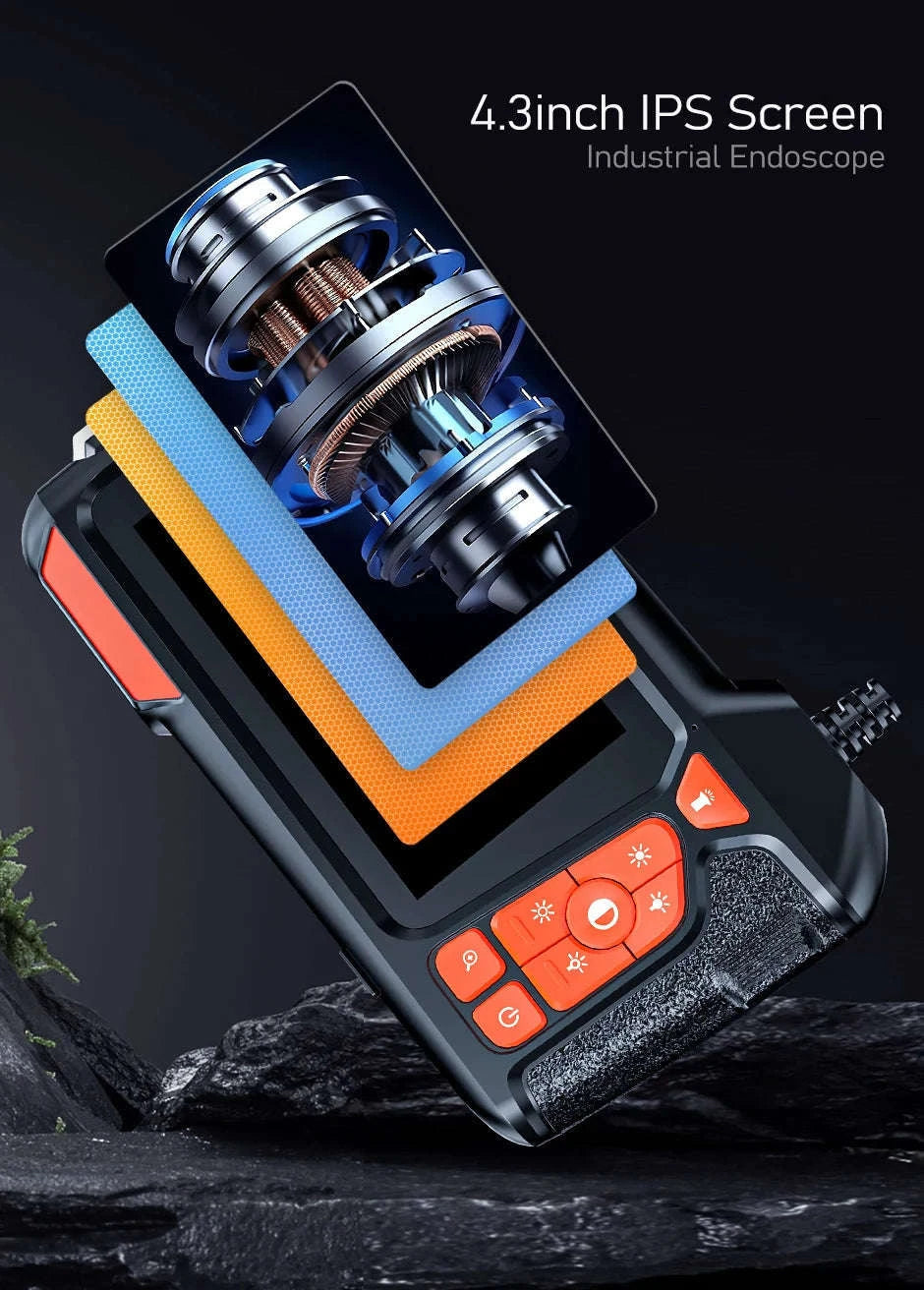 HD Endoscope Camera with 1080P Borescope Display-5.5MM 2M / france