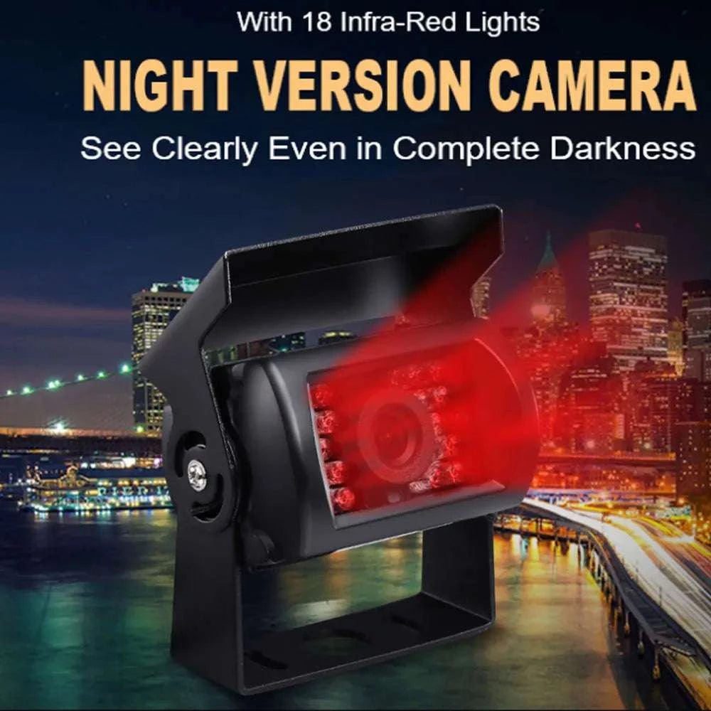 HD IR Night Vision Backup Camera for Trucks, RVs & Buses-