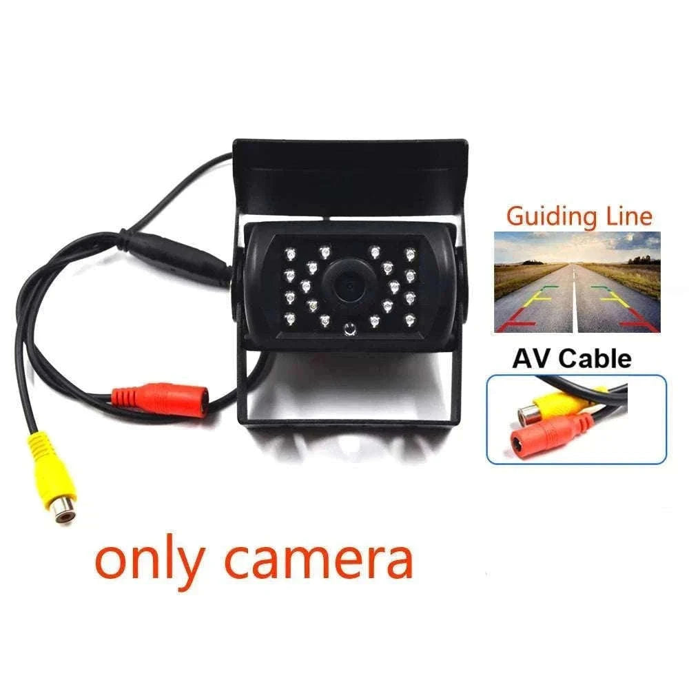 HD IR Night Vision Backup Camera for Trucks, RVs & Buses-Silver