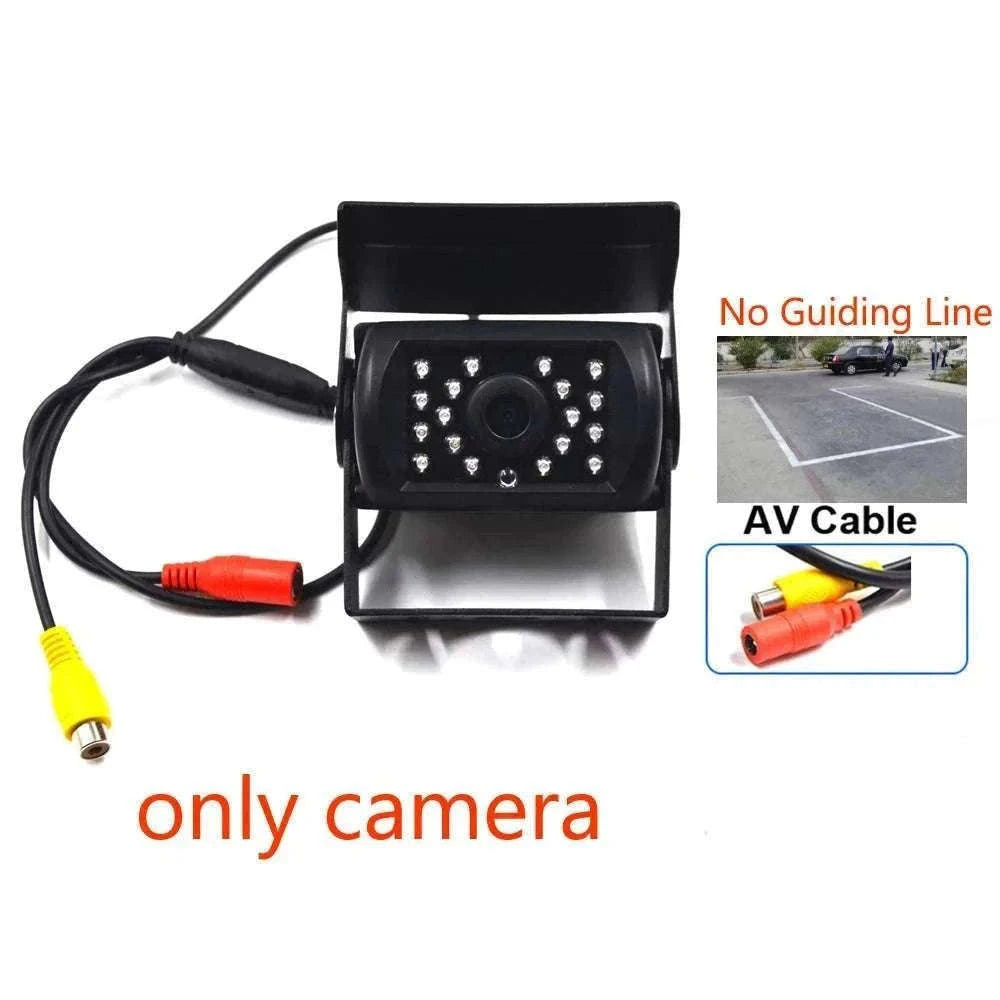 HD IR Night Vision Backup Camera for Trucks, RVs & Buses-Silver