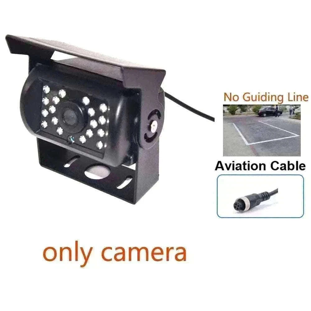 HD IR Night Vision Backup Camera for Trucks, RVs & Buses-Silver