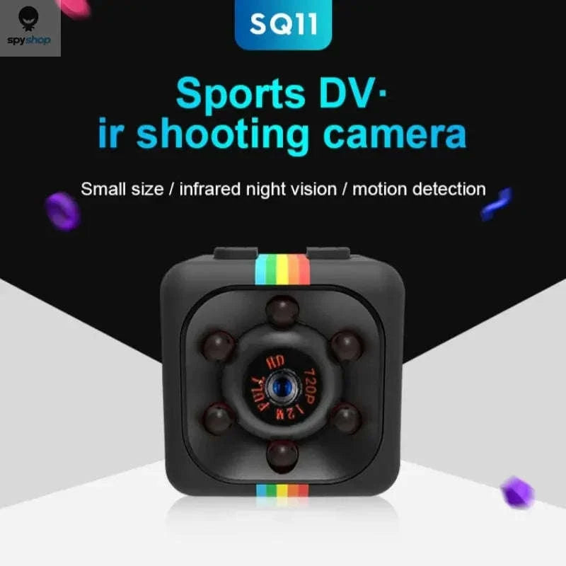 HD Mini Camera - 1080P Portable Nanny Cam for Discreet Security-Black