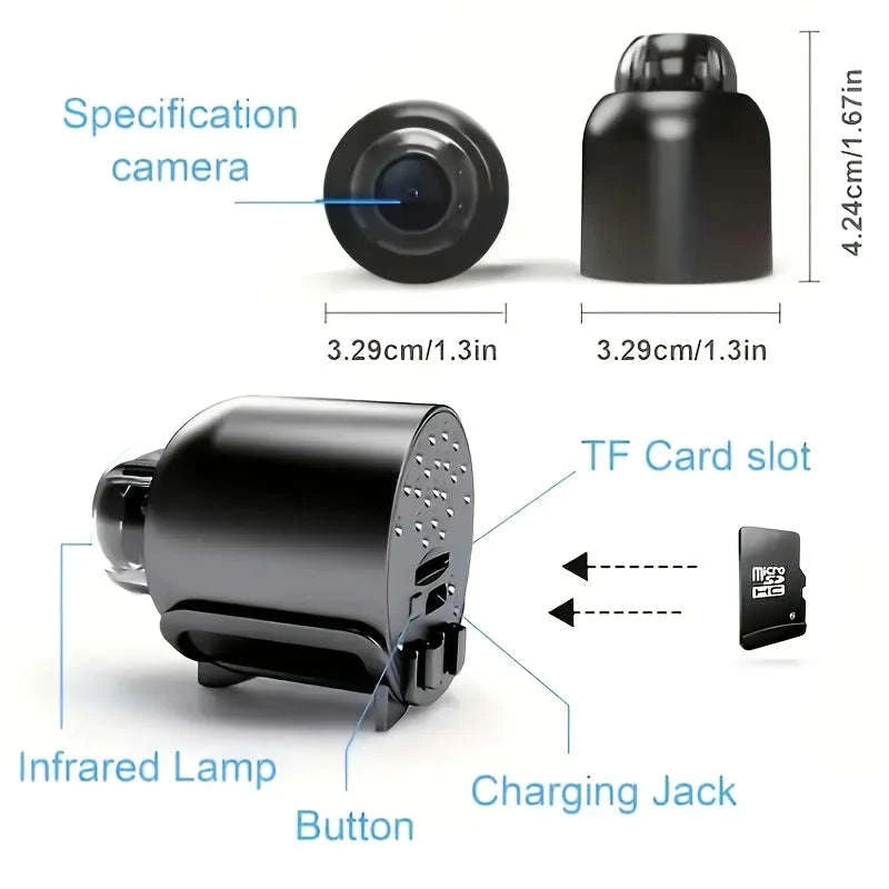 HD Mini Camera WiFi 1080P Remote Wireless Video Recorder-1pc camera