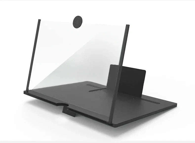 HD Mobile Phone Screen Amplifier with Stand-12 inch white