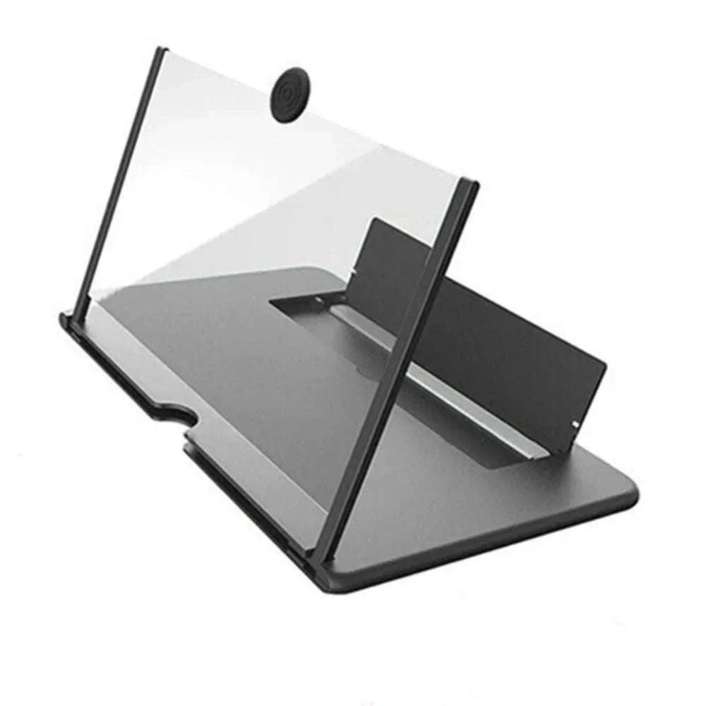 HD Phone Screen Amplifier with Stand for Larger Viewing-12 inch white