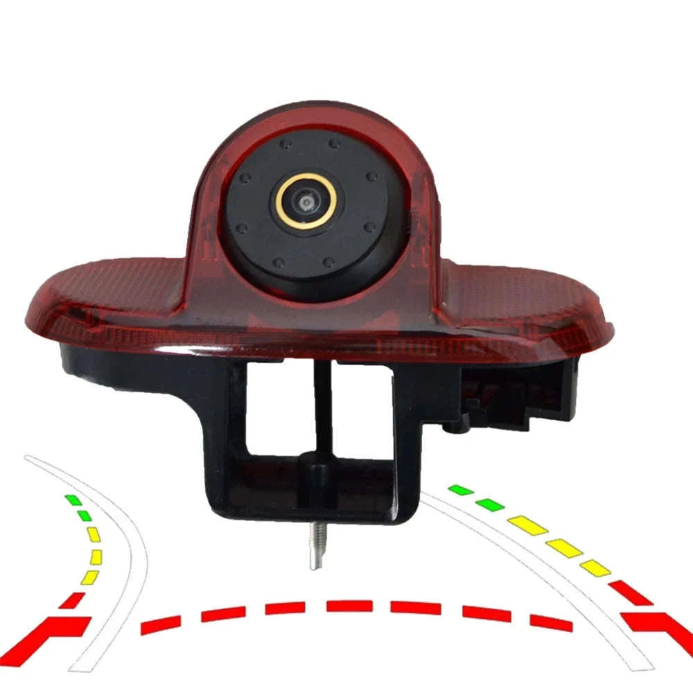 HD Rear View Backup Camera with Dynamic Lines for Trafic & Vivaro-Black and Red