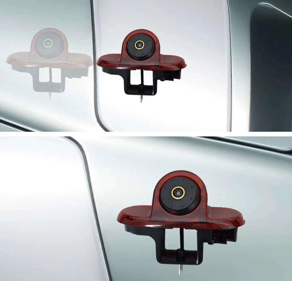 HD Rear View Backup Camera with Dynamic Lines for Trafic & Vivaro-Black and Red