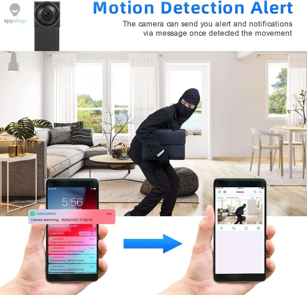 HD Security Camera with Live Remote Viewing and Recording-Default Title