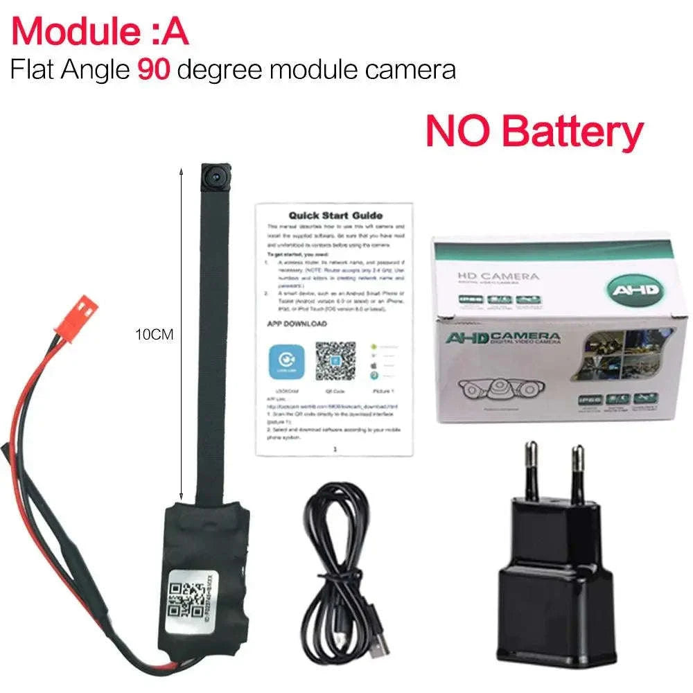 HD WiFi Mini Camera – Compact Wireless Security with 1080P Recording-Battery 120 degree / With 16GB