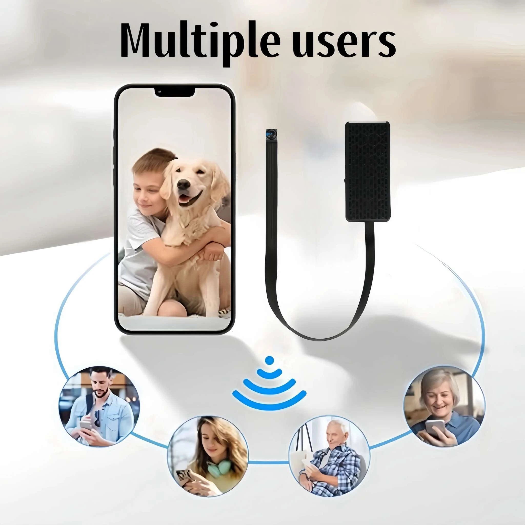 HD WiFi Mini Camera with Motion Detection & Remote Viewing-China Mainland