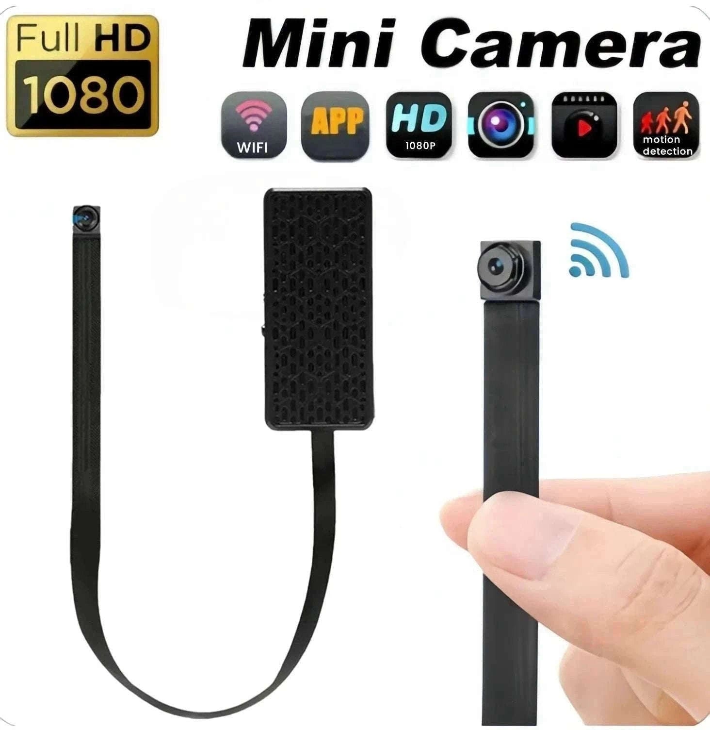 HD WiFi Mini Camera with Motion Detection & Remote Viewing-China Mainland