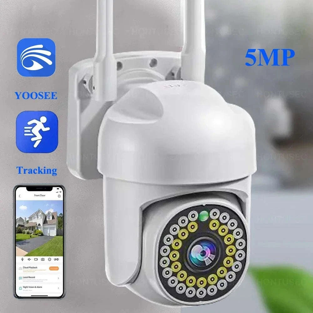 HD WiFi Outdoor Security Camera 5MP Motion Detection Auto Tracking Two-Way Audio-3MP Cam Only / AU Plug