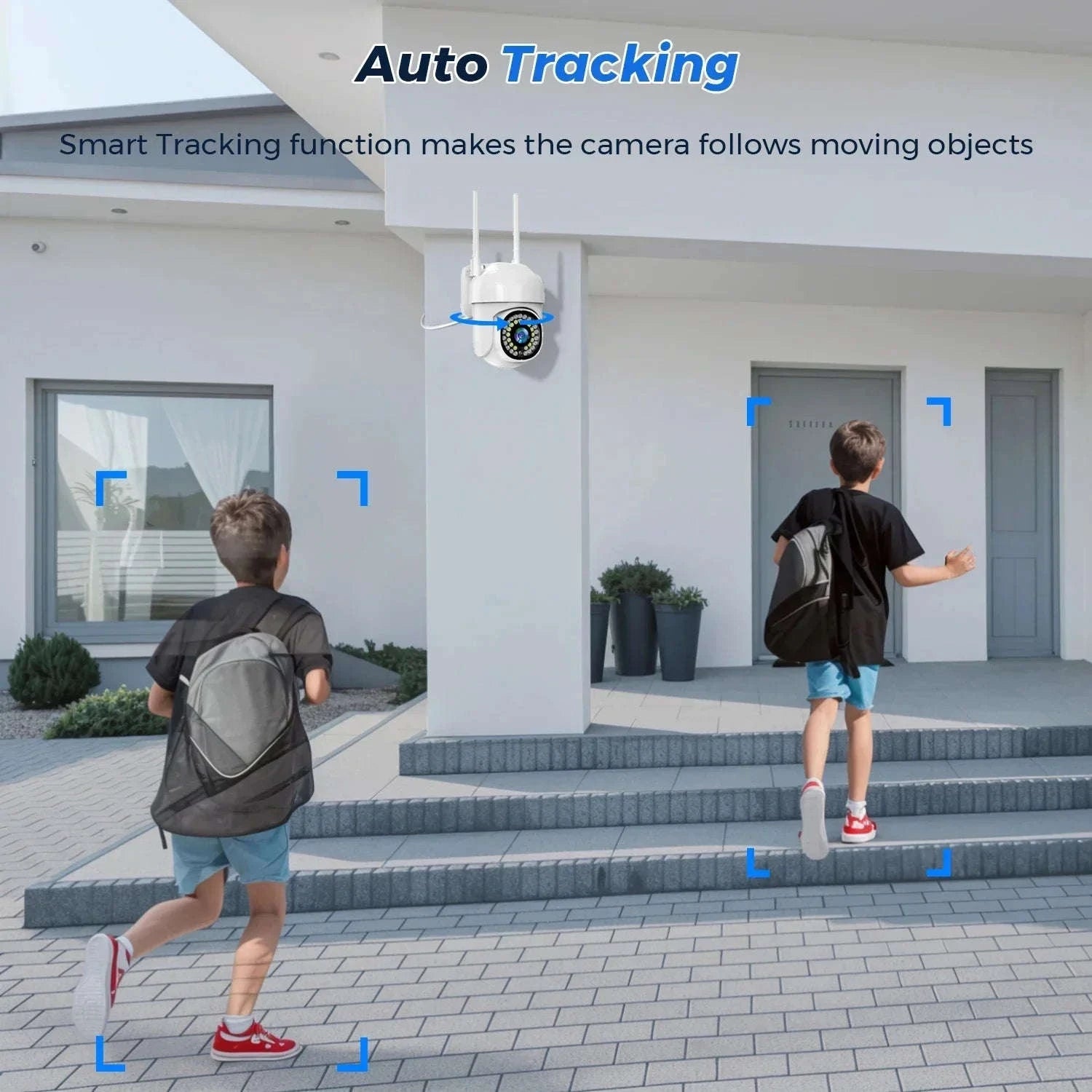 HD WiFi Outdoor Security Camera 5MP Motion Detection Auto Tracking Two-Way Audio-3MP Cam Only / AU Plug