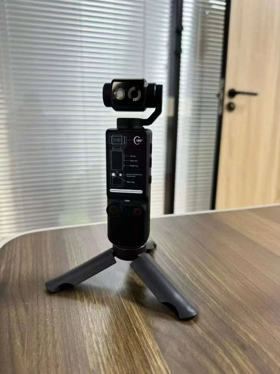 HD WiFi Wearable Camera with Fill Light-orange