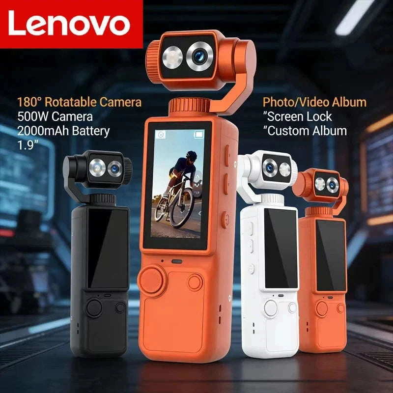 HD WiFi Wearable Camera with Fill Light-orange