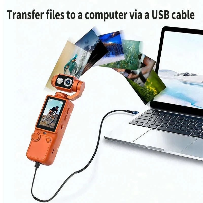 HD WiFi Wearable Camera with Fill Light-orange