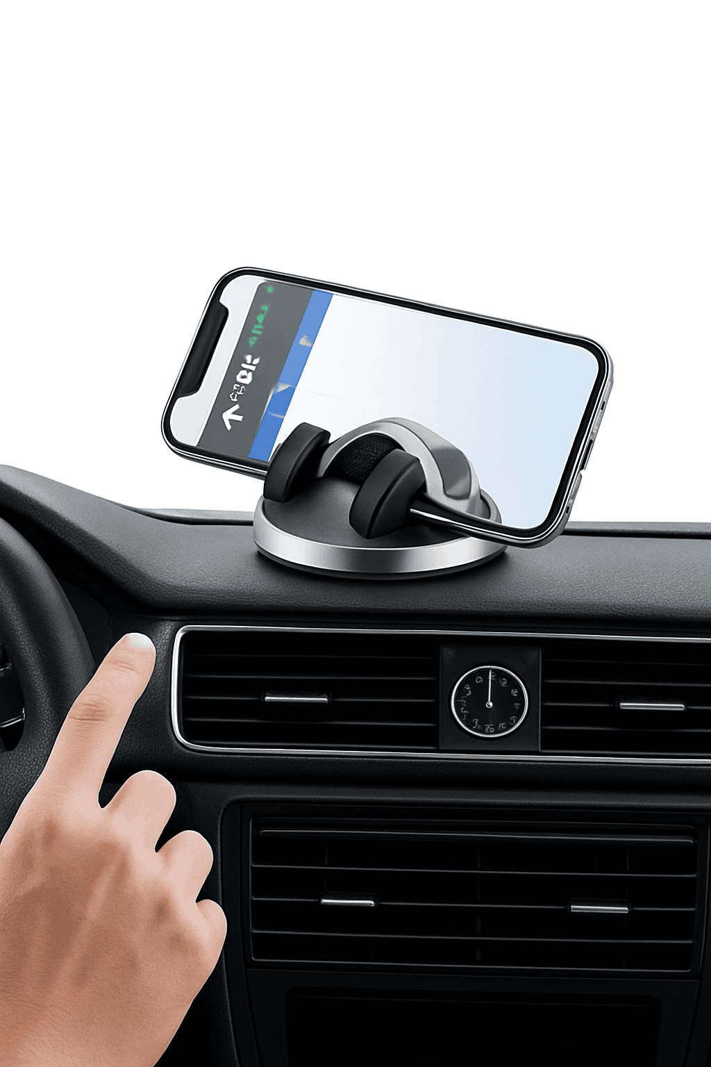 Head-Up Phone Mount for Car Dashboard-Black