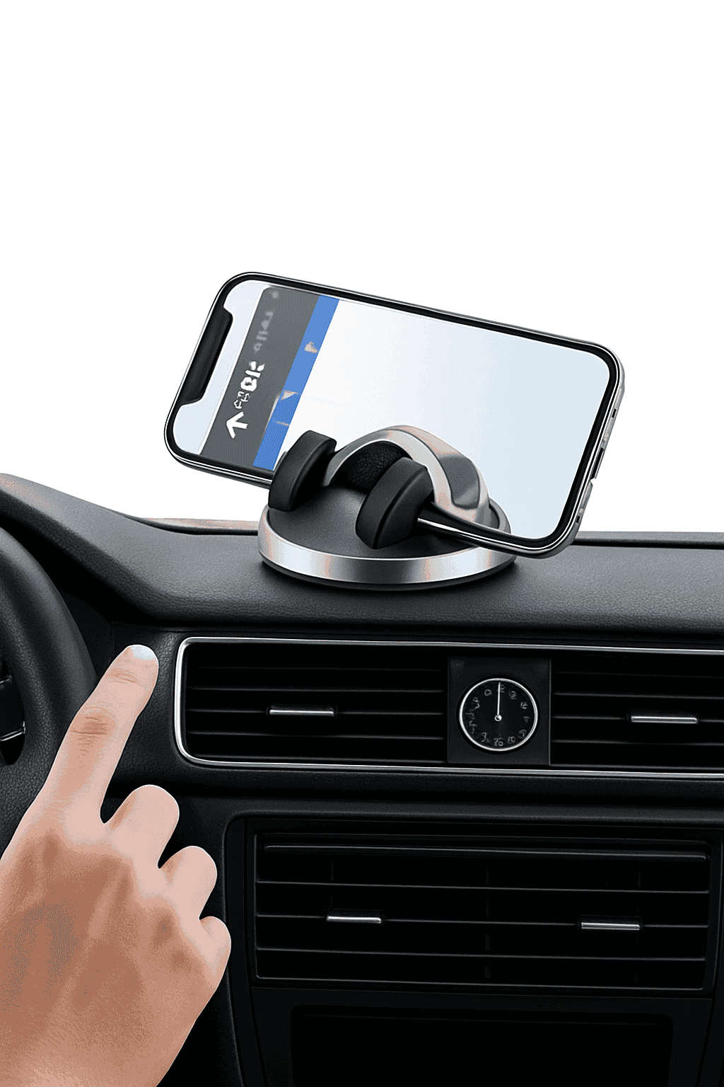 Head-Up Phone Mount for Car Dashboard-Black