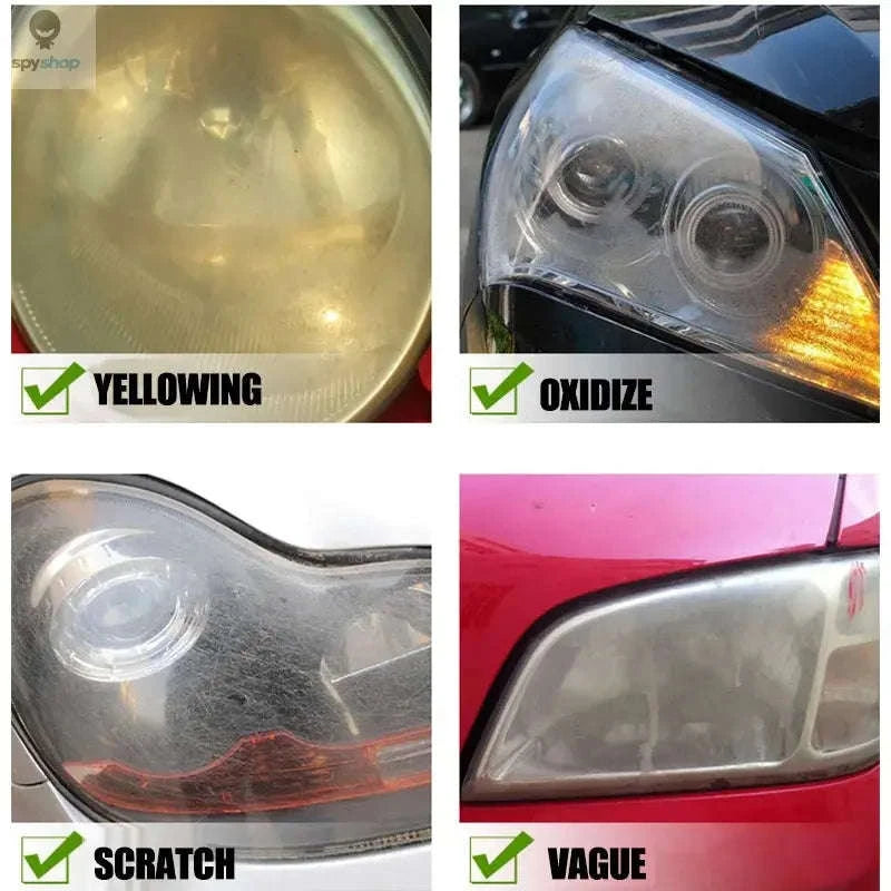 Headlight Restoration Kit for Clear, Bright Headlights-300ML