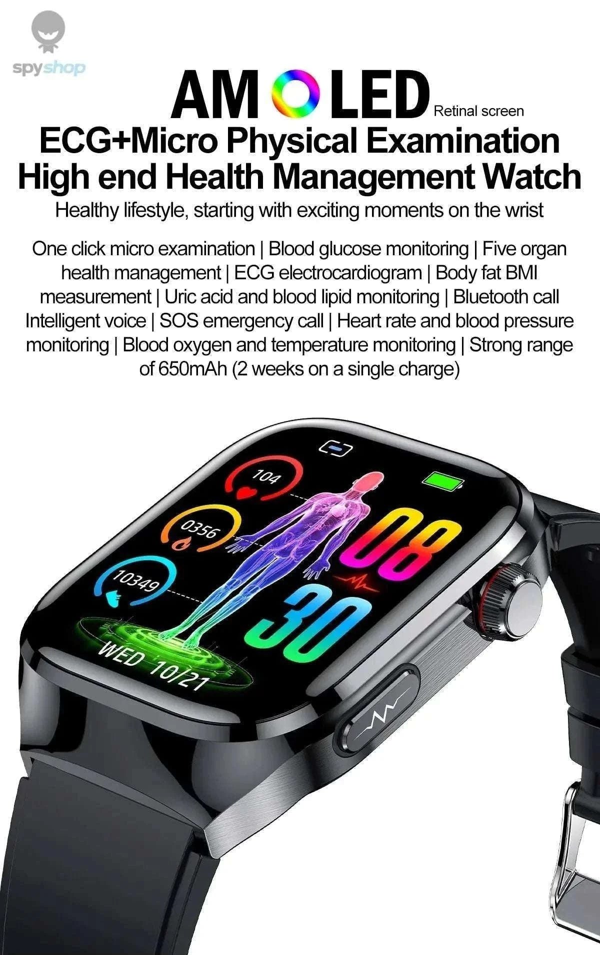 Health Smart Watch – Advanced Wellness Tracking and Smart Connectivity-