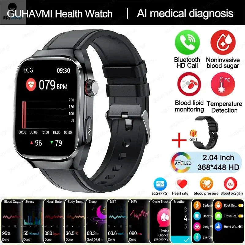 Health Smart Watch – Advanced Wellness Tracking and Smart Connectivity-Blue