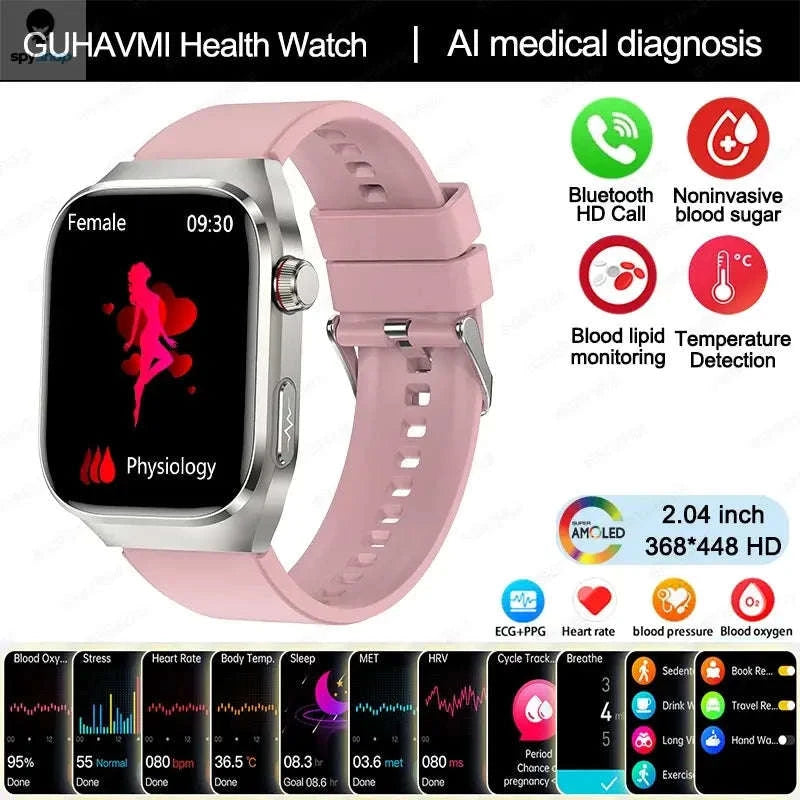 Health Smart Watch – Advanced Wellness Tracking and Smart Connectivity-Blue