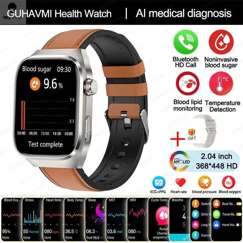 Health Smart Watch – Advanced Wellness Tracking and Smart Connectivity-Blue