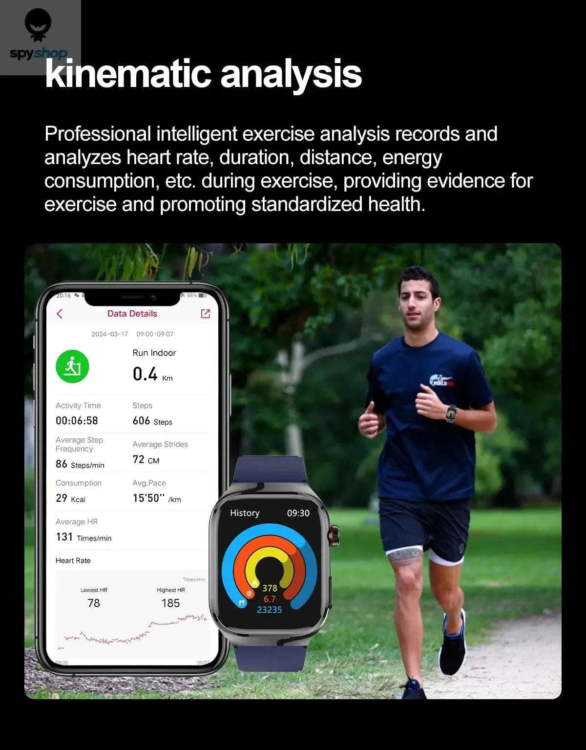 Health Smart Watch – Advanced Wellness Tracking and Smart Connectivity-Blue