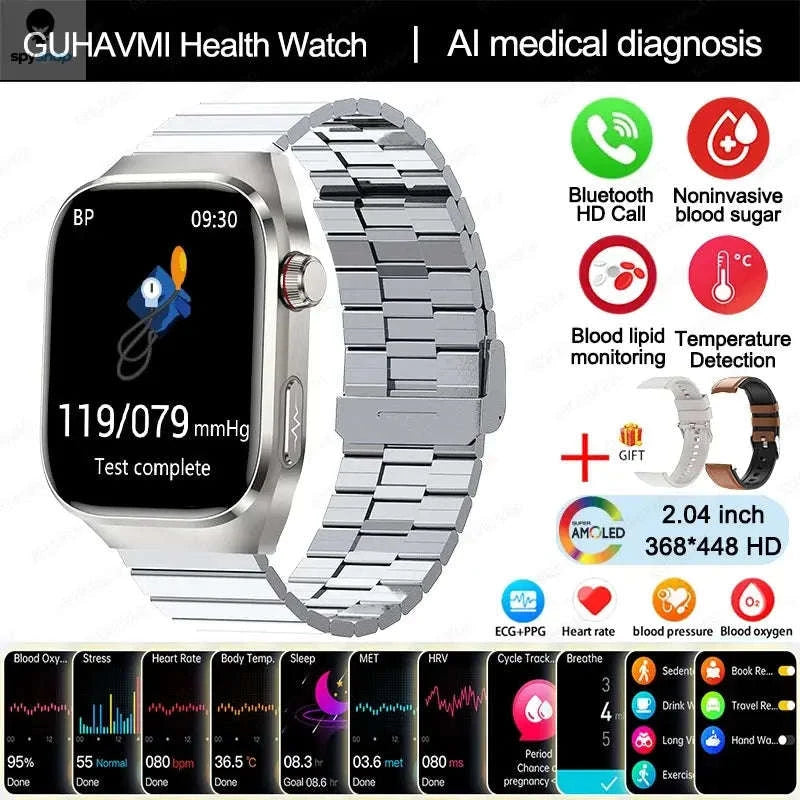 Health Smart Watch – Advanced Wellness Tracking and Smart Connectivity-Blue