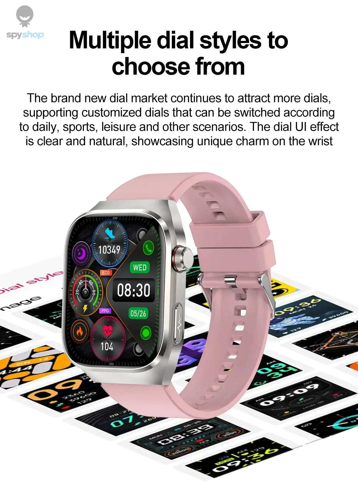 Health Smart Watch – Advanced Wellness Tracking and Smart Connectivity-Blue