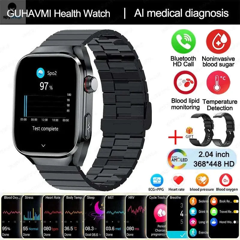 Health Smart Watch – Advanced Wellness Tracking and Smart Connectivity-Blue