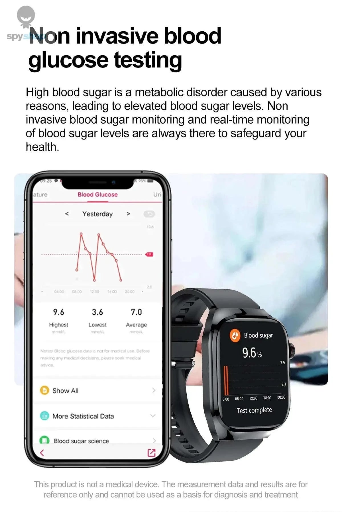 Health Smart Watch – Advanced Wellness Tracking and Smart Connectivity-Blue
