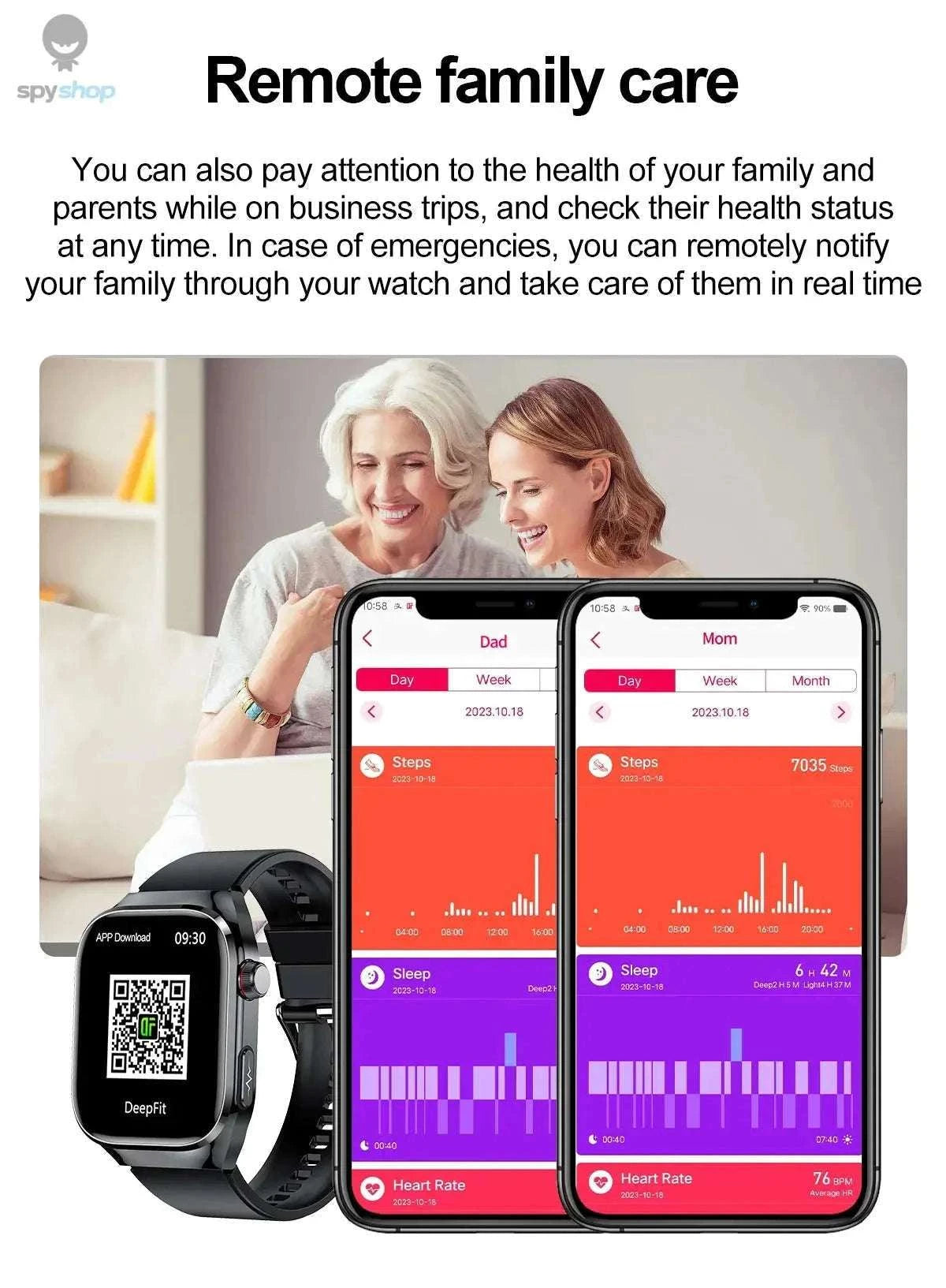 Health Smart Watch – Advanced Wellness Tracking and Smart Connectivity-Blue