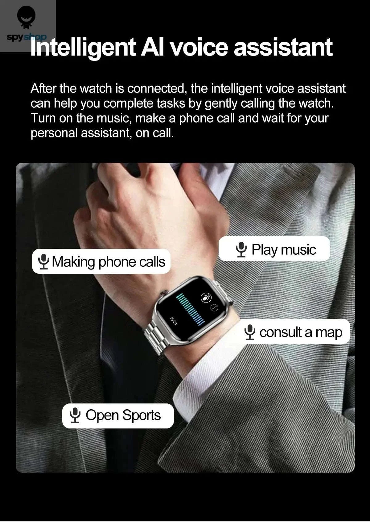 Health Smart Watch – Advanced Wellness Tracking and Smart Connectivity-Blue