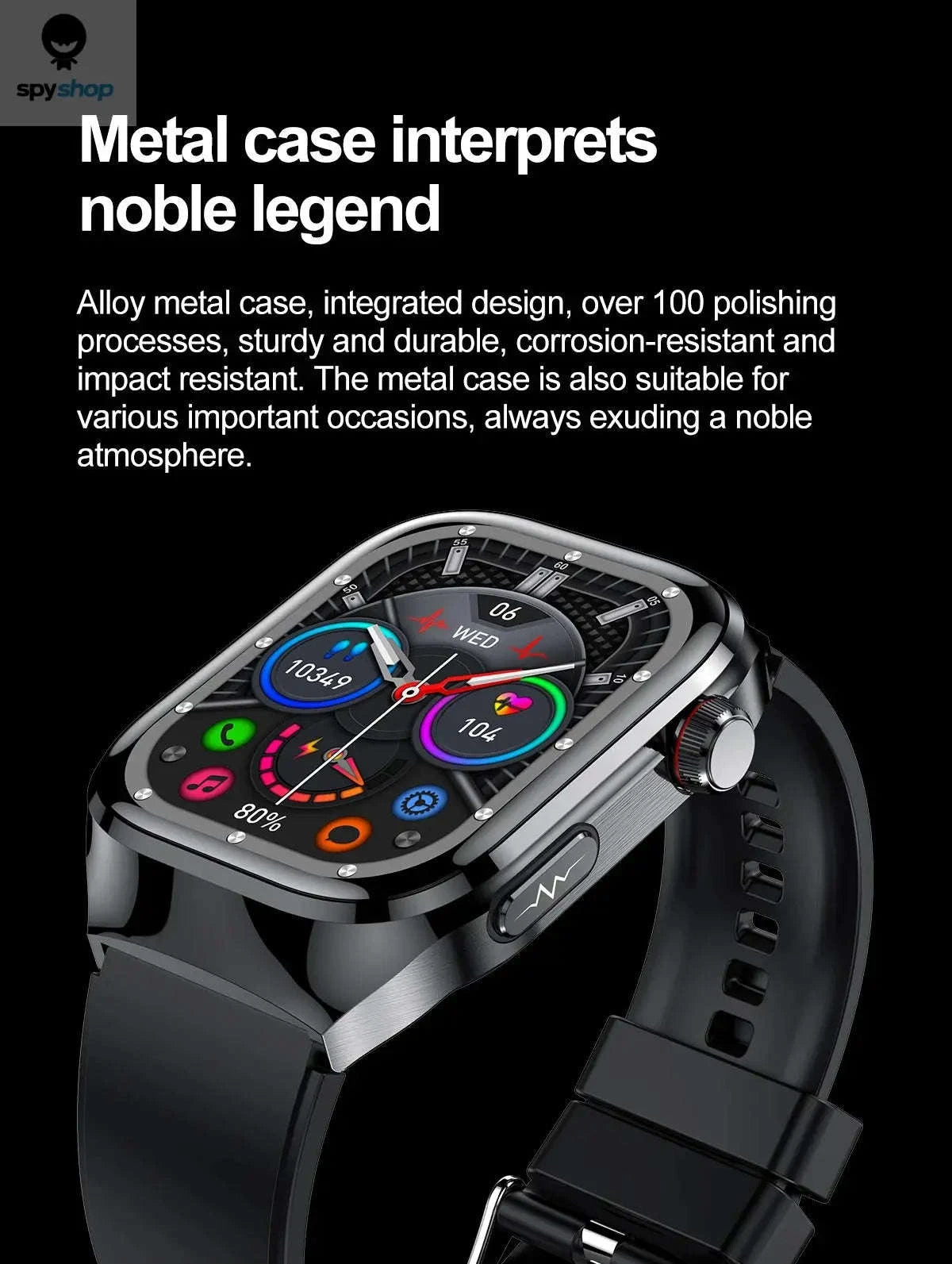 Health Smart Watch – Advanced Wellness Tracking and Smart Connectivity-Blue