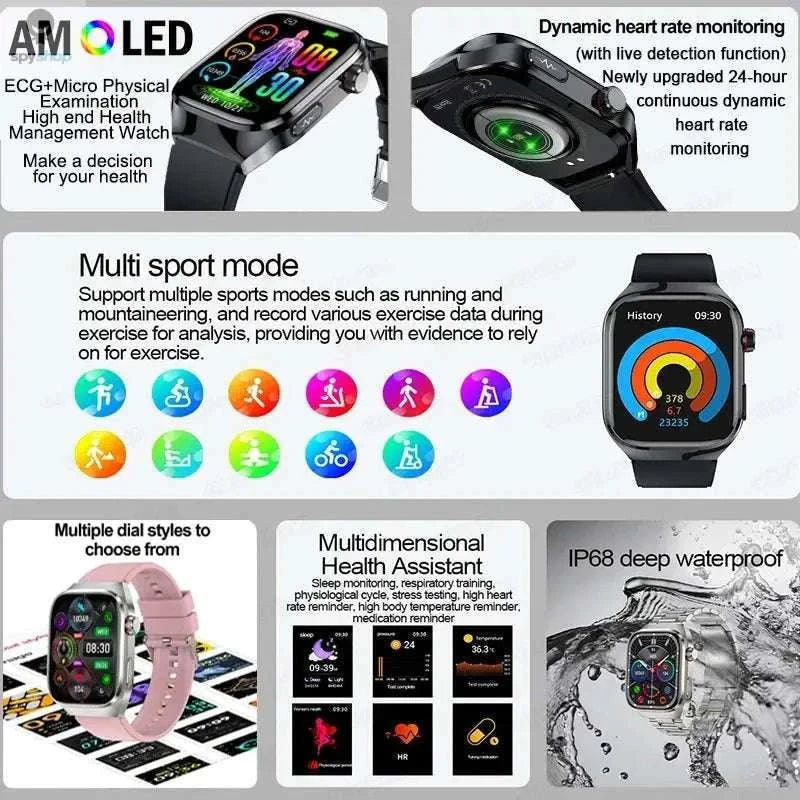 Health Smart Watch – Advanced Wellness Tracking and Smart Connectivity-