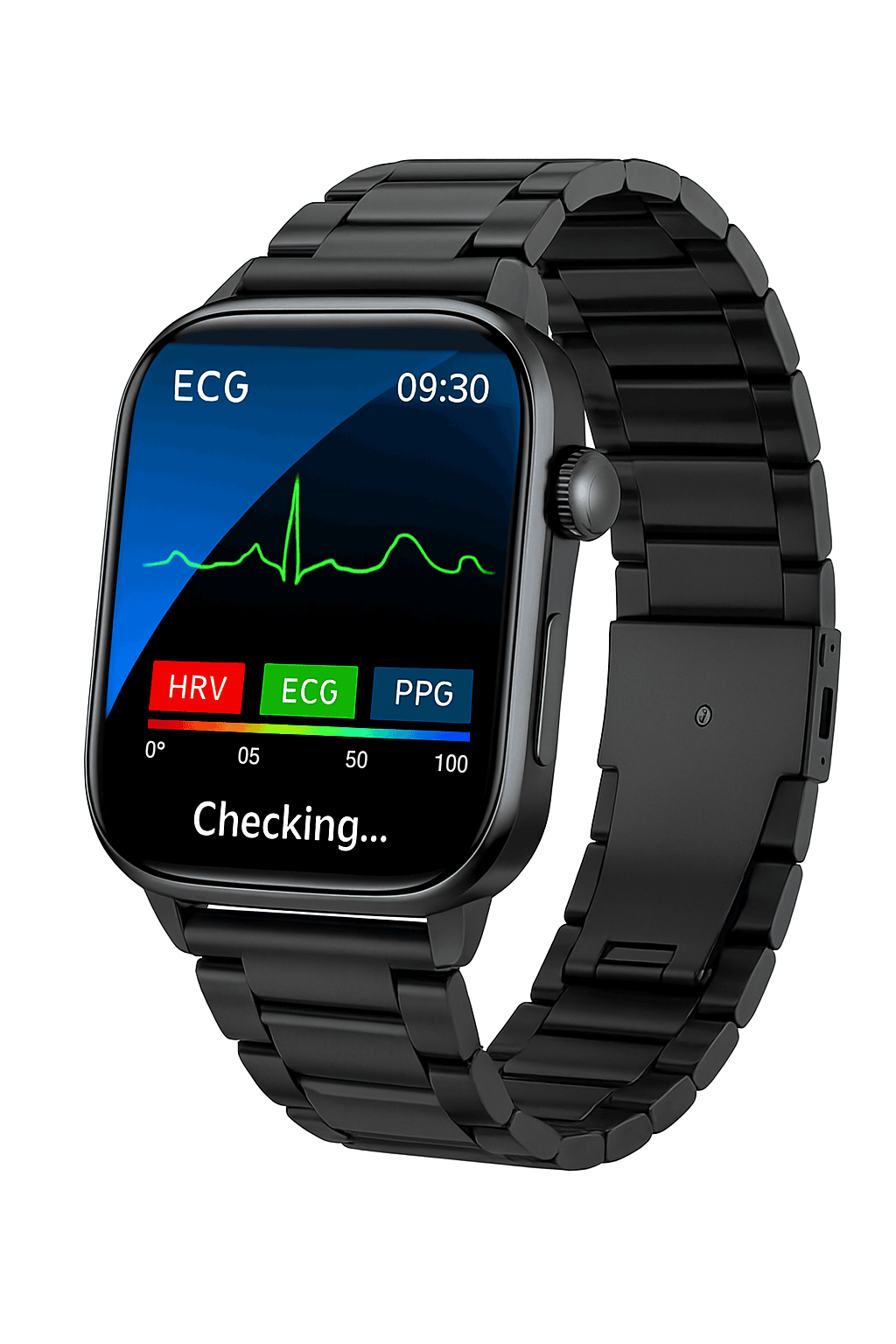 Health Smart Watch with ECG, Sleep Tracking and 10-15 Day Battery-Blue