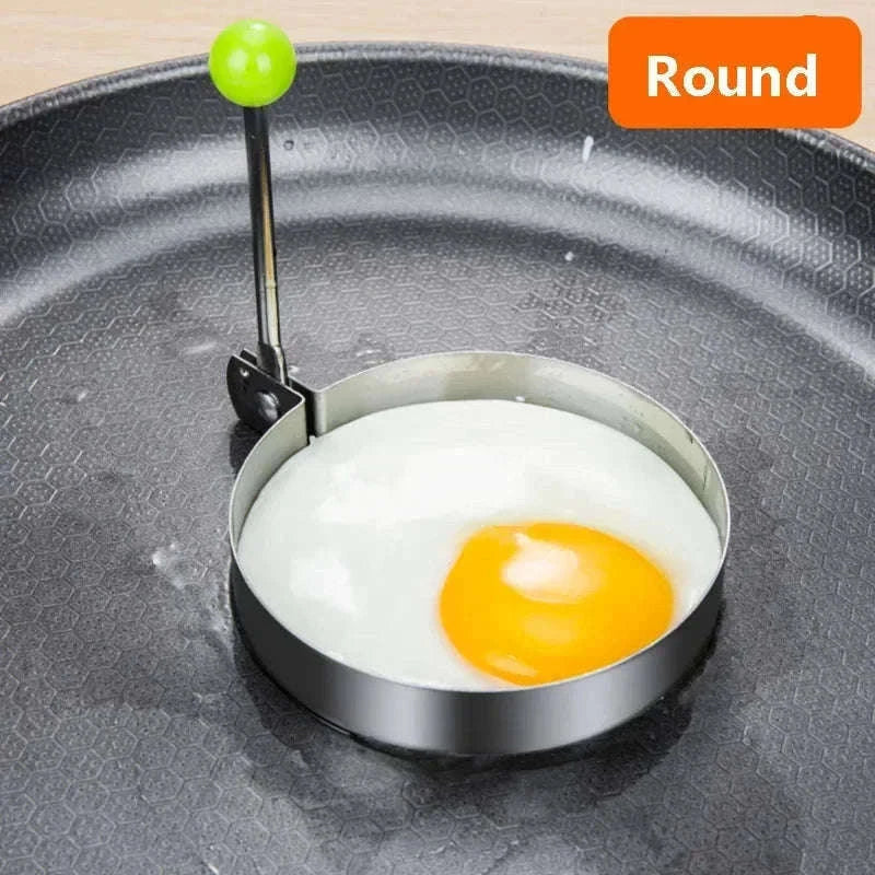 Heart-Shaped Stainless Steel Egg and Pancake Mold-Style 2