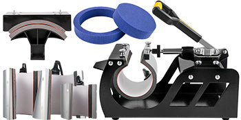 8-in-1 Heat Press Machine 12x15 Combo for T-Shirts, Mugs, Caps