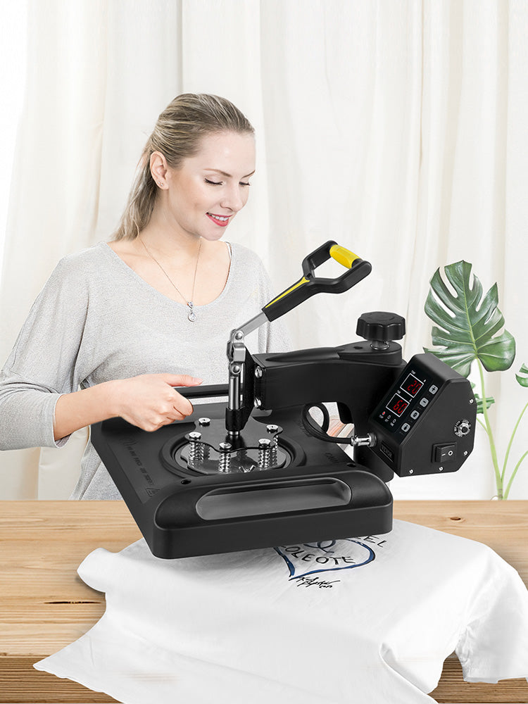 8-in-1 Heat Press Machine 12x15 Combo for T-Shirts, Mugs, Caps