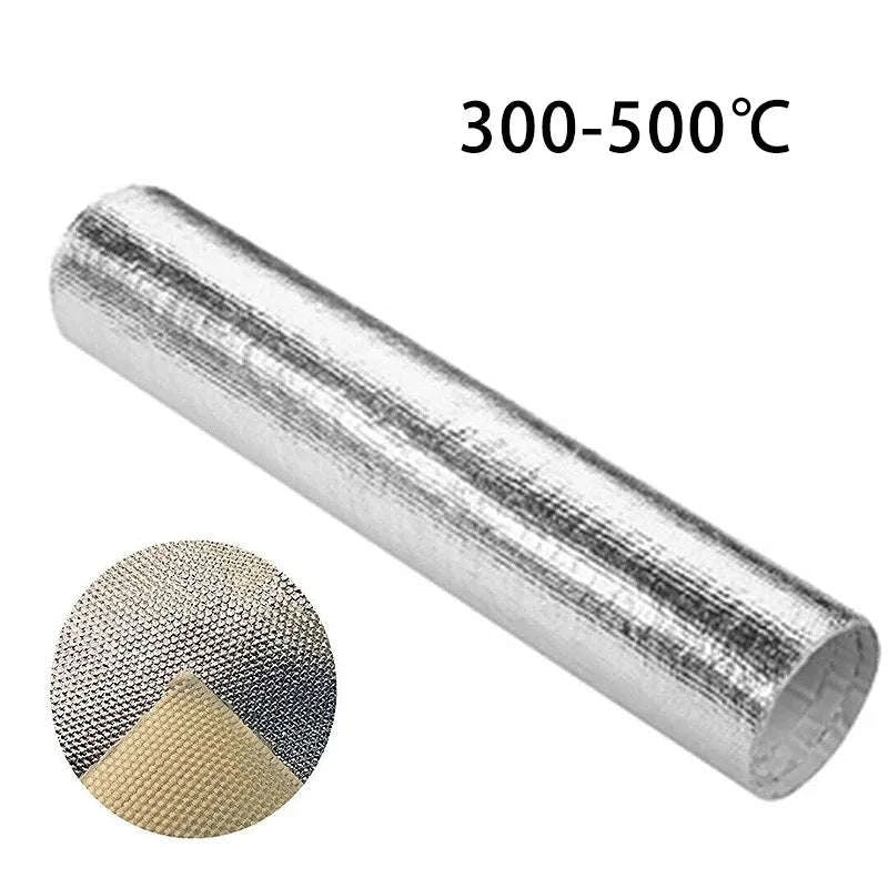 Heat-Resistant Fiberglass Aluminum Foil Tape-30x60cm -golden