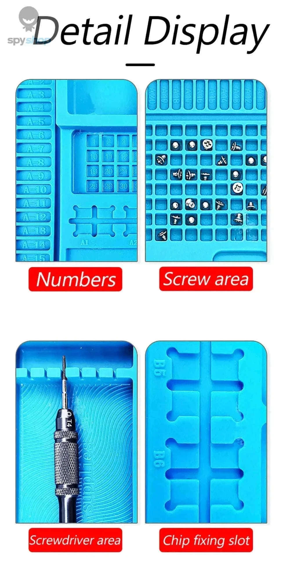 Heat Resistant Silicone Soldering Mat for Electronics Repair-S-100(No magnetic)