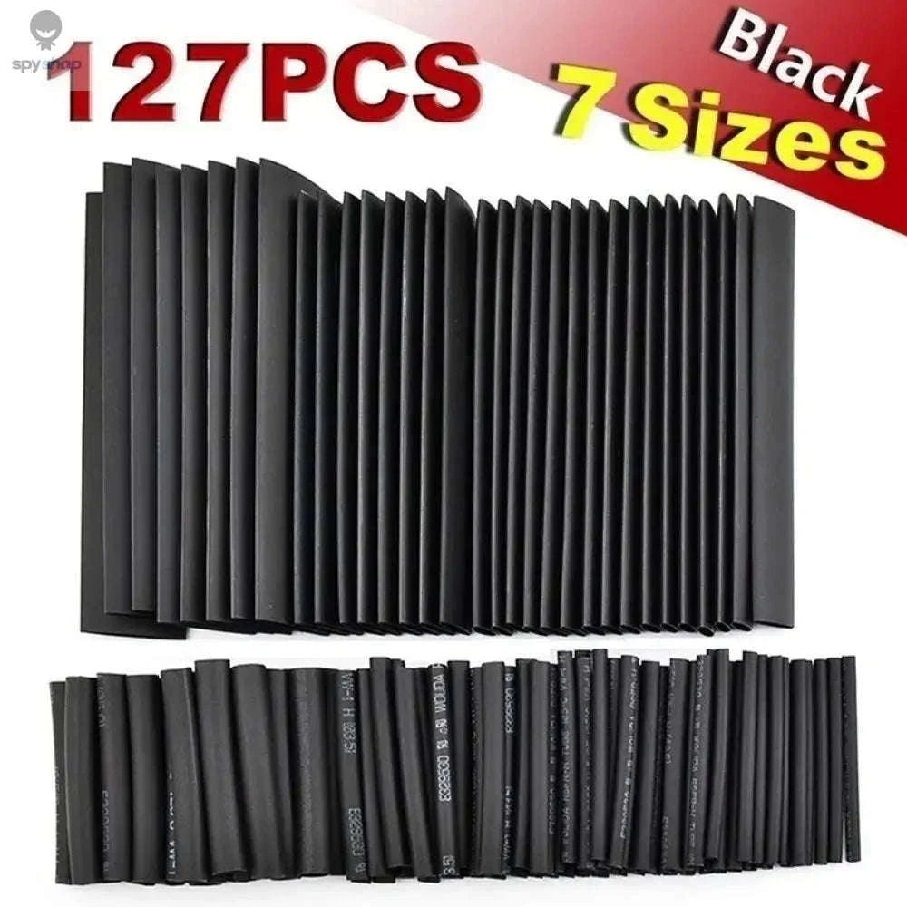 Heat Shrink Tubing Kit for Clean, Secure Wire Protection-127PCS(220V EU Plug)