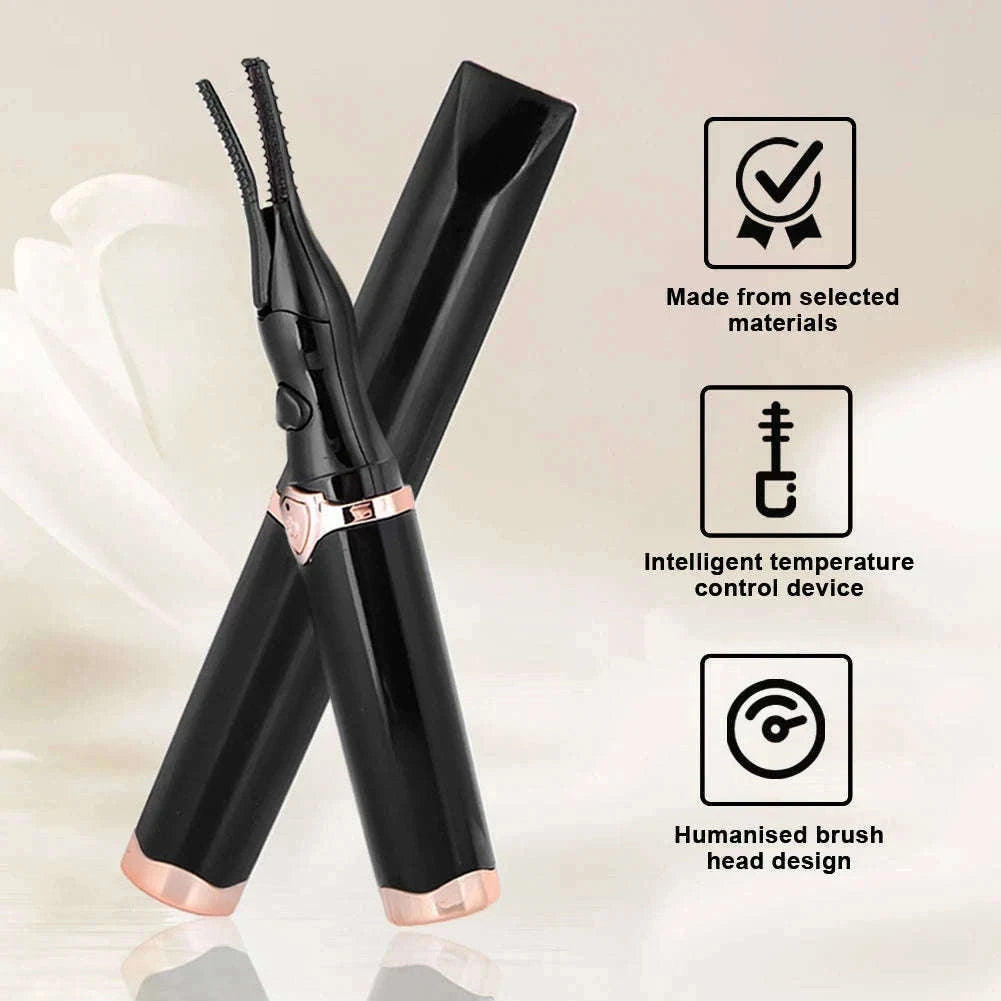 Heated Eyelash Curler with Fast Dual-Mode Heating-Black / United States
