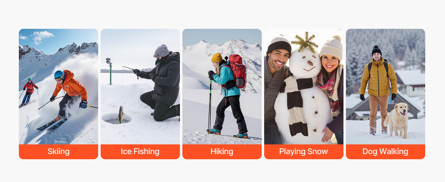 Heated Winter Socks with App Control & 4 Heat Levels for Outdoor Comfort