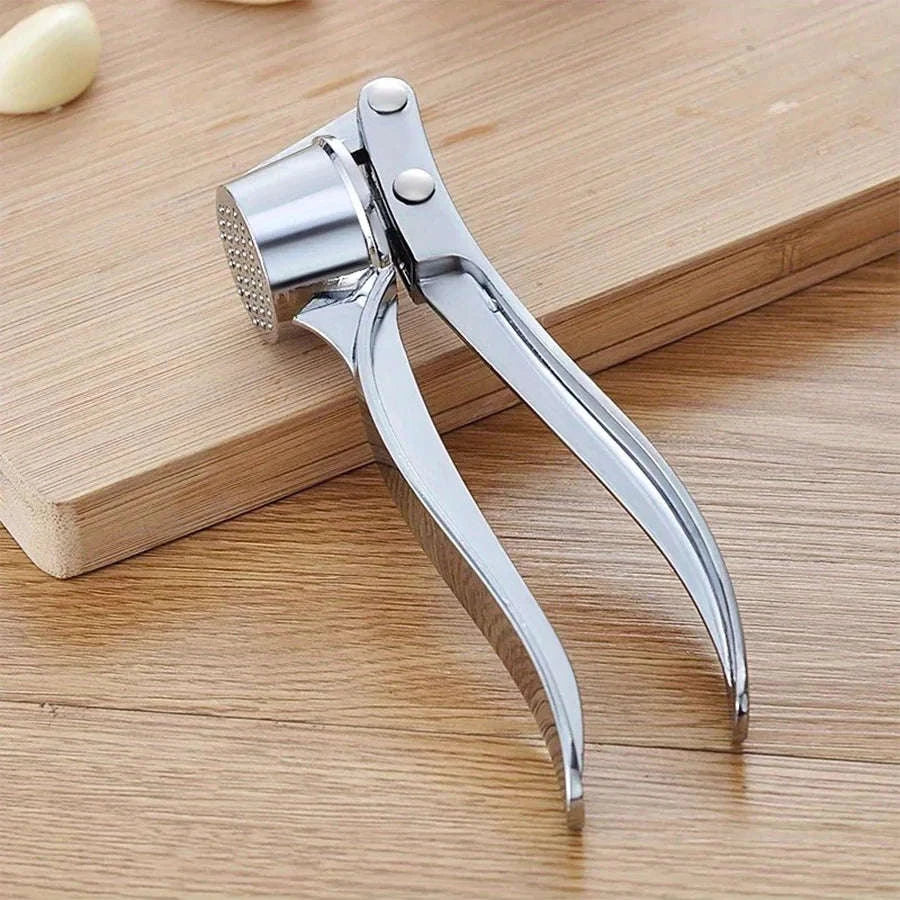 Heavy Duty Aluminum Garlic Press Multi-Tool 18cm-United States