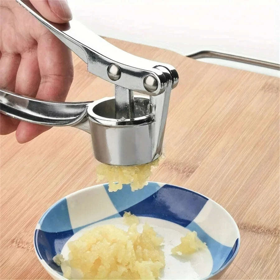 Heavy Duty Aluminum Garlic Press Multi-Tool 18cm-United States