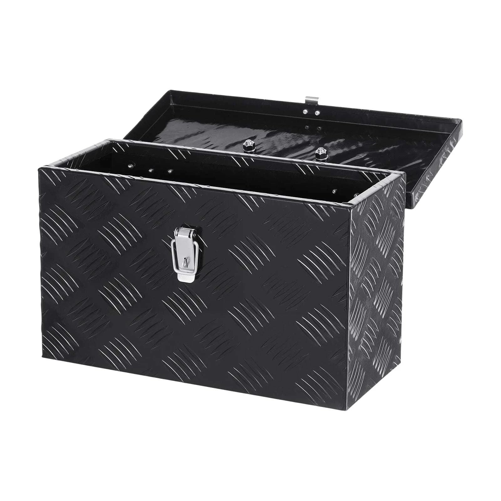 Heavy Duty Aluminum Truck Bed Tool Box with Lockable Storage-30x13x13inch / United States