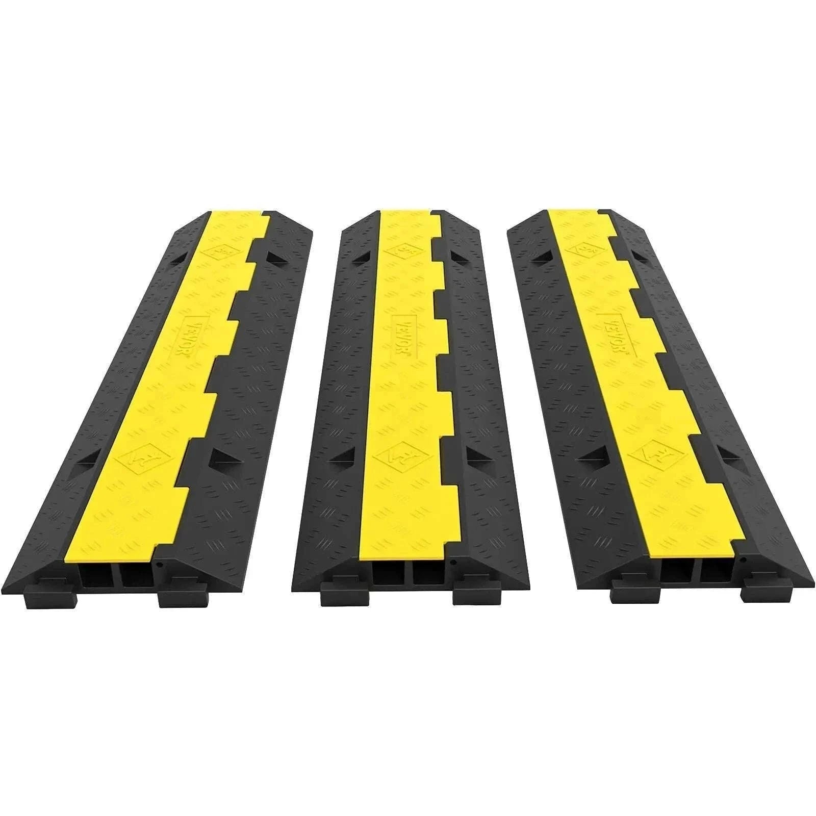 Heavy Duty Cable Protector Ramp 2 Channel 11000 lbs Driveway Cover-5PCS / spain