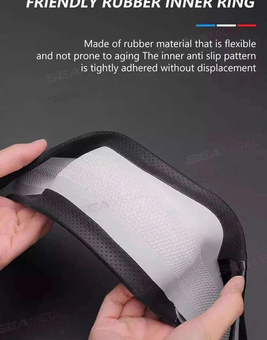 Heavy-Duty Car Steering Wheel Cover for 37-39cm Wheels-1pc